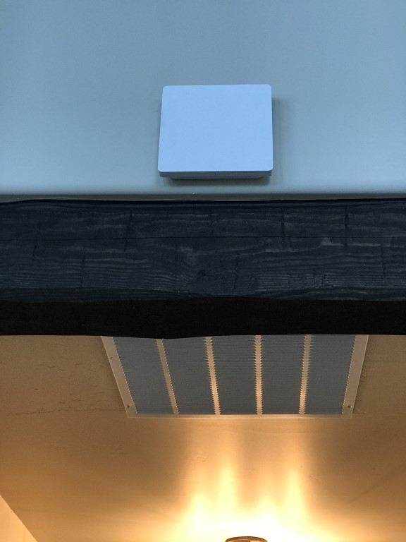 Wifi access points, wall mounted out of the way make sure the entire house is coated in high performance wifi eliminating those spots where it doesn’t work to its maximum potential.